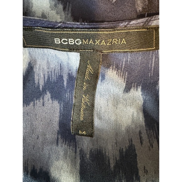 BCBG MAXAZRIA Mini Sleeveless Blue Dress Size Medium - Picture 6 of 6